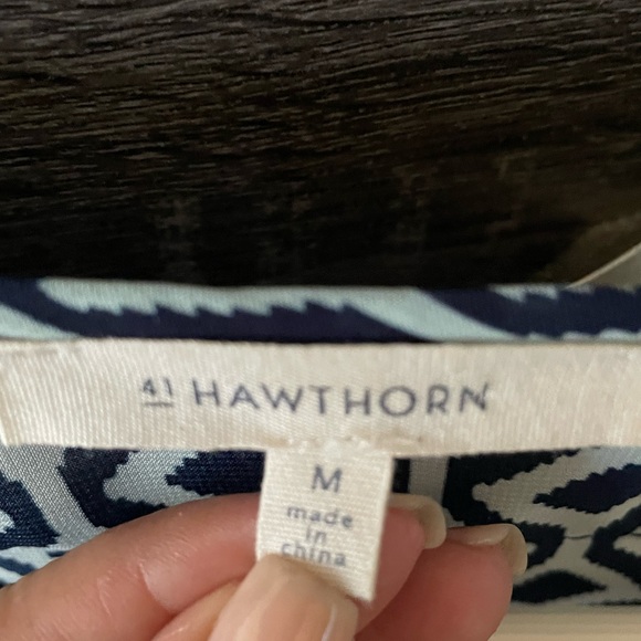 41 Hawthorn Moni Geo Printed Studded Blouse - Picture 3 of 7